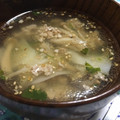 〜遊馬子〜's cooksnap of when they made 余った餃子の皮で☆簡単　ワンタン風スープ.