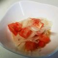 夏冬ママ's cooksnap of when they made 新玉ねぎとトマトのサラダ.