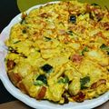 yoshieuk's cooksnap of when they made ズッキーニ入りスパニッシュオムレツ♪.