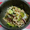 metabo3号's cooksnap of when they made きゅうりと油揚げとろろ昆布中華風酢の物.
