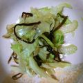 mads95's cooksnap of when they made ｼｬｷｼｬｷｯ!ｾﾛﾘと茗荷の塩昆布あえ.