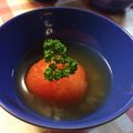 ともみ917's cooksnap of when they made 丸ごとトマトの冷製コンソメ浸し.