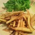 勝手に菜々子's cooksnap of when they made さつま芋の天ぷら♪大人味☆つまみにも.