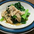 SoMiNemama's cooksnap of when they made 小松菜となめ茸の和え物.