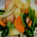 みっふいー☆'s cooksnap of when they made 小松菜の野菜炒め.