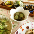 komutatata's cooksnap of when they made 和えるだけ☆モズクと胡瓜＆納豆の酢の物.