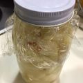 naoへoへ's cooksnap of when they made 土つき「らっきょ」の漬け方.