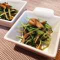 maymar's cooksnap of when they made 水菜と舞茸のおひたし.