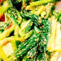 エミプゥ〜's cooksnap of when they made 小松菜のゴマ和え.