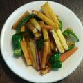 トリノオリンピック☆'s cooksnap of when they made さつまいもきんぴら.