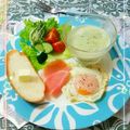 sakuraロゼット's cooksnap of when they made いなか風♪冷たいブロッコリーのポタージュ.