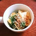 リラクマオ's cooksnap of when they made ☆冷ややっこ☆朝食・和食の1品♪.