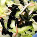 くわいご飯's cooksnap of when they made はぐら瓜とワカメの酢の物.