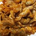 eru2008's cooksnap of when they made パルメザンチーズ香る♪ポークケチャップ！.