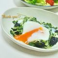 ねっちゃんっ's cooksnap of when they made ■貝割れ菜の海苔合え温泉卵添え■.