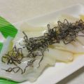 papikun's cooksnap of when they made ★イカの塩コンブ添え★.