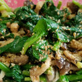 metabo3号's cooksnap of when they made 子供に人気✰ほうれん草とじめじの胡麻和え.
