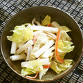 nosso's cooksnap of when they made 白菜とカニカマの塩昆布和え.