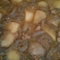 クックるん☆戦隊's cooksnap of when they made 里芋と挽肉の味噌炒め煮（高血圧&気管支）.