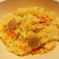 ｎｕｋａｄｕｋｅ's cooksnap of when they made 【学校給食】カレーウィンナーピラフ.