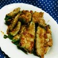 クックYRXQW9☆'s cooksnap of when they made ご飯がすすむ!チーズ入り肉巻きピーマン.
