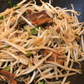 遥☆海's cooksnap of when they made 簡単☆さんま缶deもやし炒め♪.