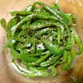 m_mind's cooksnap of when they made ピーマンのナムル.