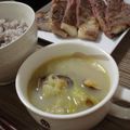 ねこりん222's cooksnap of when they made あっさりアサリレタススープ.