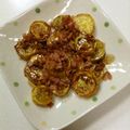 くまやっこ's cooksnap of when they made 焼きズッキーニのかりかりベーコン乗せ.