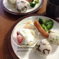 こは＊'s cooksnap of when they made ちりめんじゃこの簡単おにぎり.