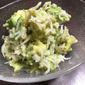 桃ringo's cooksnap of when they made アボカドとキヌアとしらすのオイル和え.