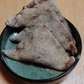 沙衣子's cooksnap of when they made だんご粉＆はったい粉で香ばし八つ橋.