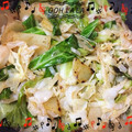 Emiii28's cooksnap of when they made じゃがいもとキャベツのバタマヨ炒め.
