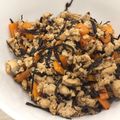 __st__'s cooksnap of when they made ひじきの鶏そぼろ.