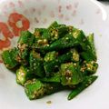 YUuChegogo's cooksnap of when they made ♪簡単！美味しい♪オクラの胡麻和え.