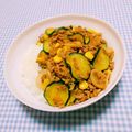 まあまま☆0403's cooksnap of when they made ズッキーニとエリンギのそぼろ炒め☆丼にも.
