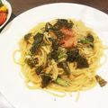 Kaori_USA's cooksnap of when they made アスパラガスと明太子の和風パスタ.