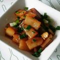 たった。's cooksnap of when they made 鶏皮とこんにゃく甘辛煮★酒のつまみに最適.