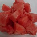 しもきゅう's cooksnap of when they made 食べやすい♪すいかのキューブカット.