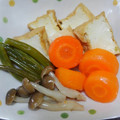 SoraｰRyu's cooksnap of when they made 厚揚げとにんじん・いんげんの煮物.