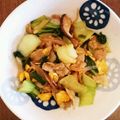 クック5CIXCP☆'s cooksnap of when they made 豚肉とチンゲン菜の玉子炒め.