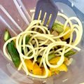 パンケーキ♡'s cooksnap of when they made アスパラとベーコンの塩レモンパスタ.