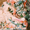 あやはるmaron's cooksnap of when they made 【冷蔵庫掃除】いんげんとにんじんの白和え.