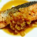 vignemale's cooksnap of when they made おかずになる！鮭のムニエルオニオンソース.