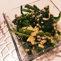 クックEQHKQT☆'s cooksnap of when they made うちの常備菜:ほうれん草のナッツ味噌和え.