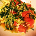ゆったん＠3NEET's cooksnap of when they made トマトと豆苗のふわふわ卵炒め.