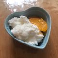 えり8eight's cooksnap of when they made ヨーグルトと卵白だけでクレームダンジュ.