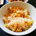 俗に言うまいちー's cooksnap of when they made 簡単！とうもろこしご飯＊ベーコン入り.