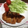 BYUUK's cooksnap of when they made フライパンで、簡単『とんかつ』.