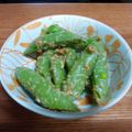 クックZTZ10H☆'s cooksnap of when they made スナップえんどうのごま和え.